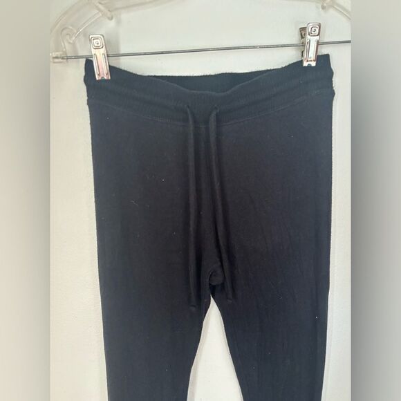 American Eagle black soft drawstring brushed fleece jogger size XS - Picture 6 of 10